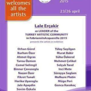 “FABRIANO IN ACQUARELLO” RESİM SERGİSİ – 2015